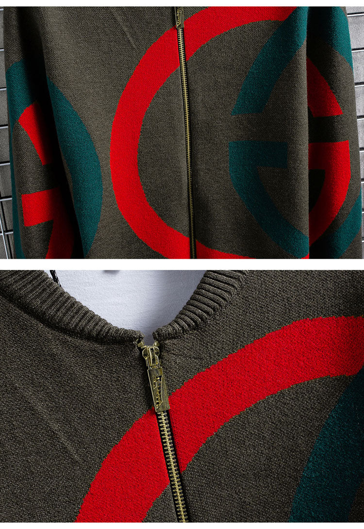 Chaqueta de manga larga con letras Big G