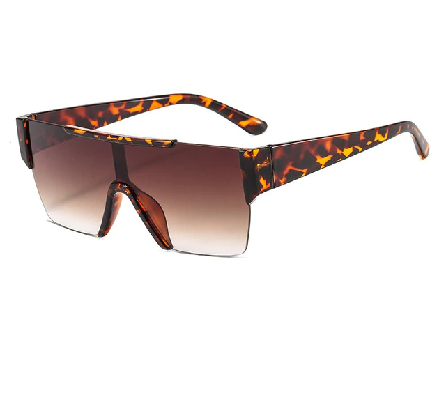 Plastic Frame and Lenses Sport Sunglasses