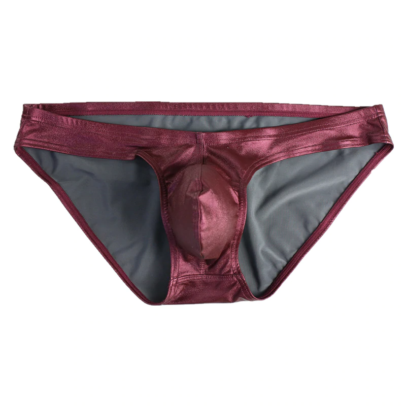 3pcs/ Sets Bright Fabric with Pouch Men Underwear