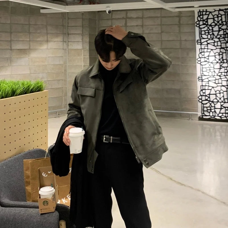 Thickened Casual Solid Color Jacket