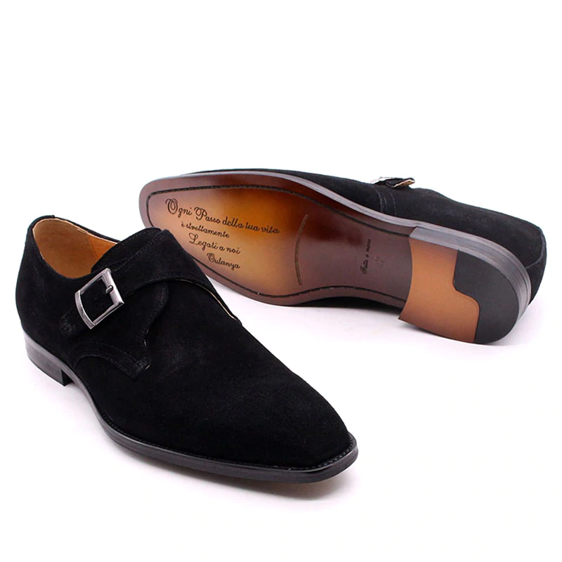 Cow Suede Classic Brown Formal Shoes