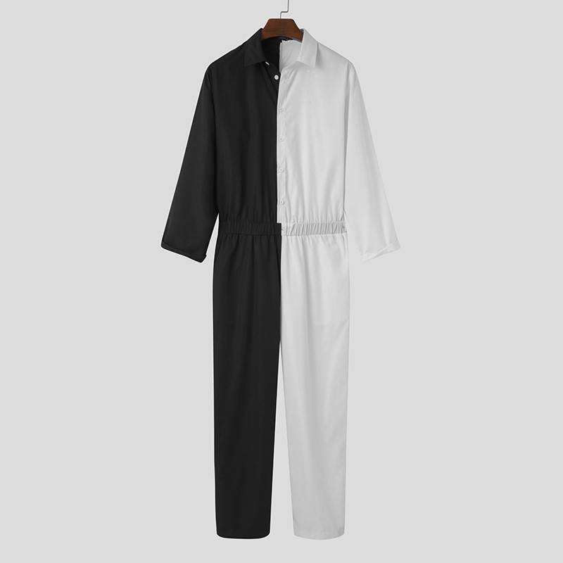 Mono de estilo dividido vertical monocromático sólido