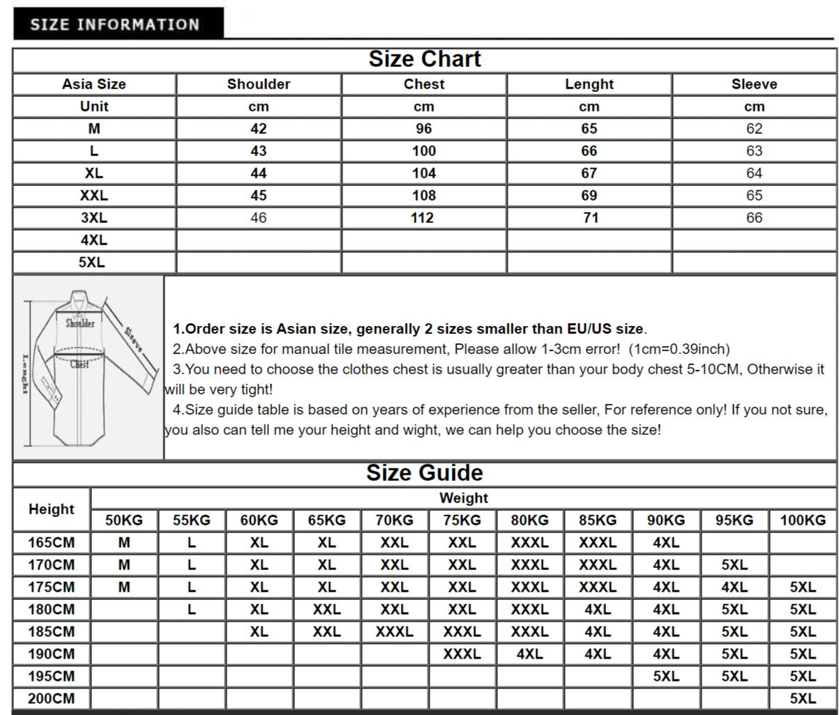 Chemise habillée à manches longues à rayures pour hommes