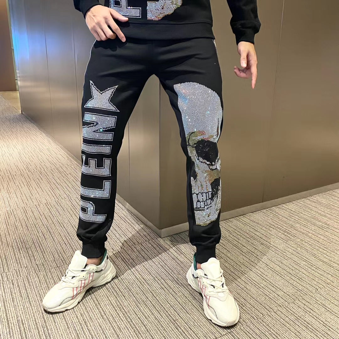 Glittering Skull Head Style Men Sets