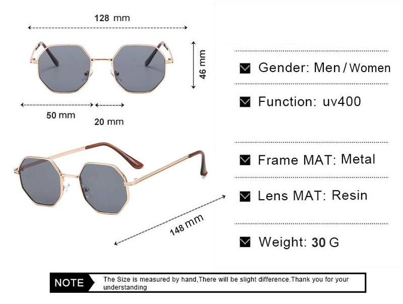 Lunettes de soleil aviateur Polygon avec verres en résine