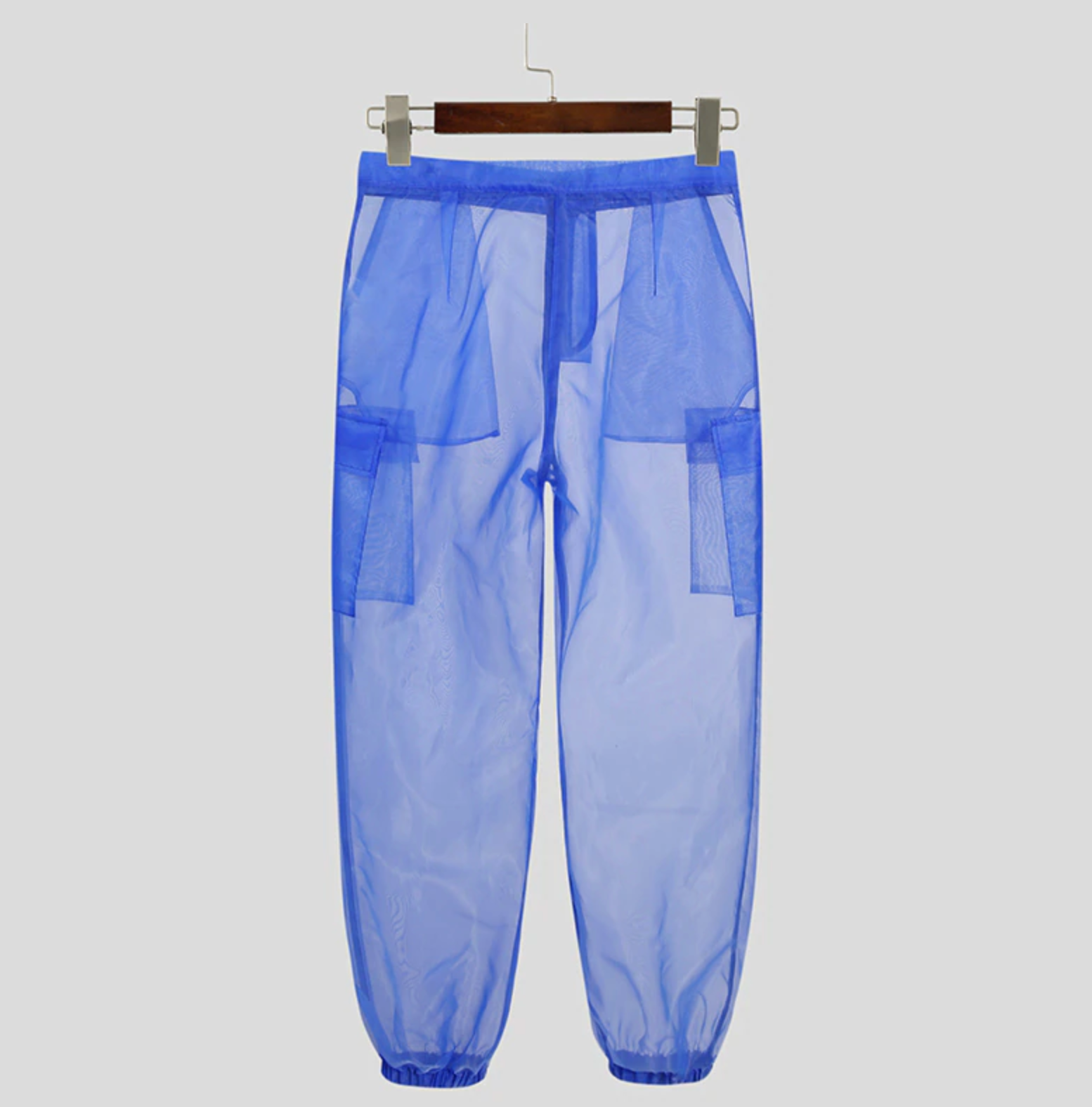 Pantalons en maille respirante transparente