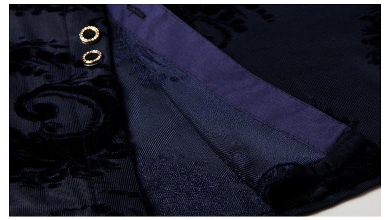 Baroque Floral Pattern Transparent Men Short Sleeve Shirt - FanFreakz