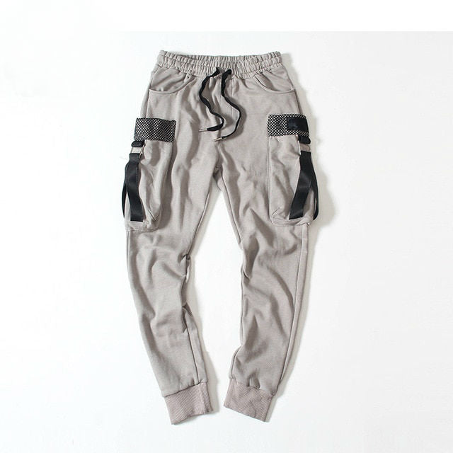 Fit Casual Large Pocket Street Style Men Pants