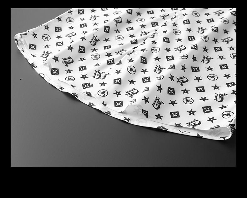 Camisa de manga larga con estampado de símbolo único