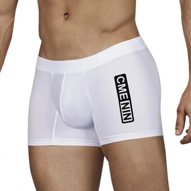 Spandex Cotton Solid Men Boxer