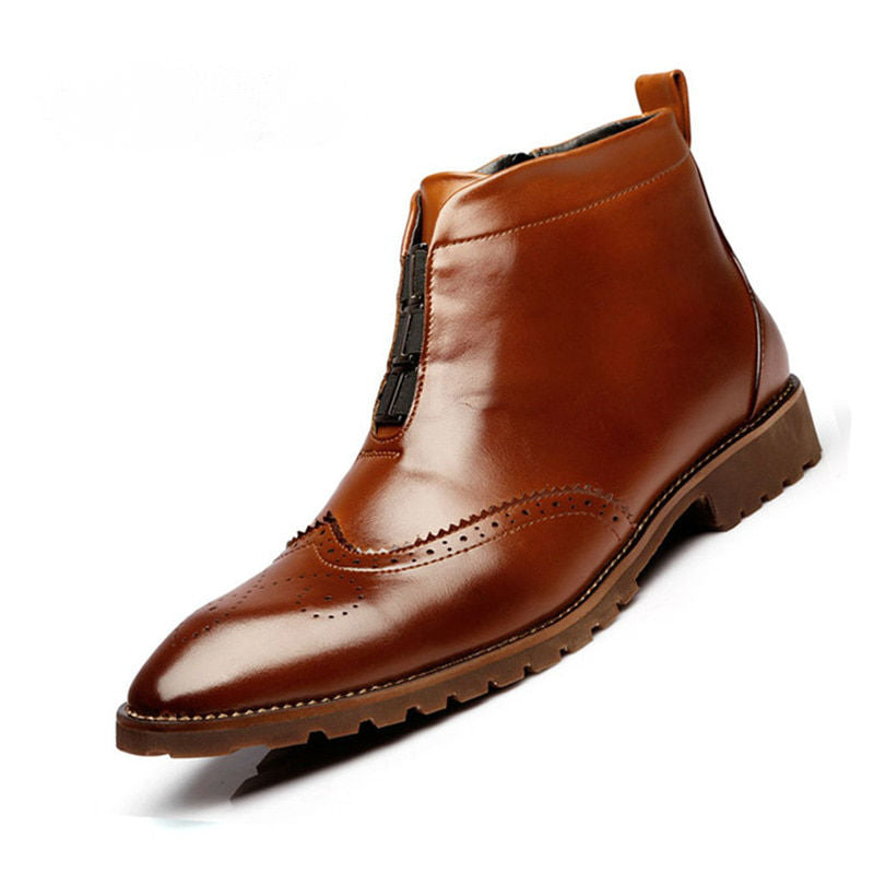 Bottines pour hommes de style décontracté à bout pointu