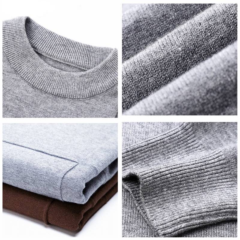 Pull en maille à carreaux uni