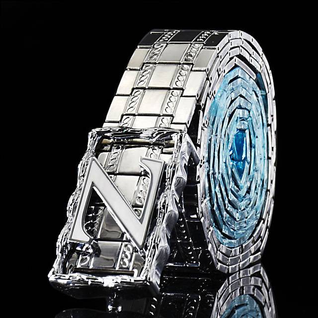 Lujoso cinturón de metal completo punk