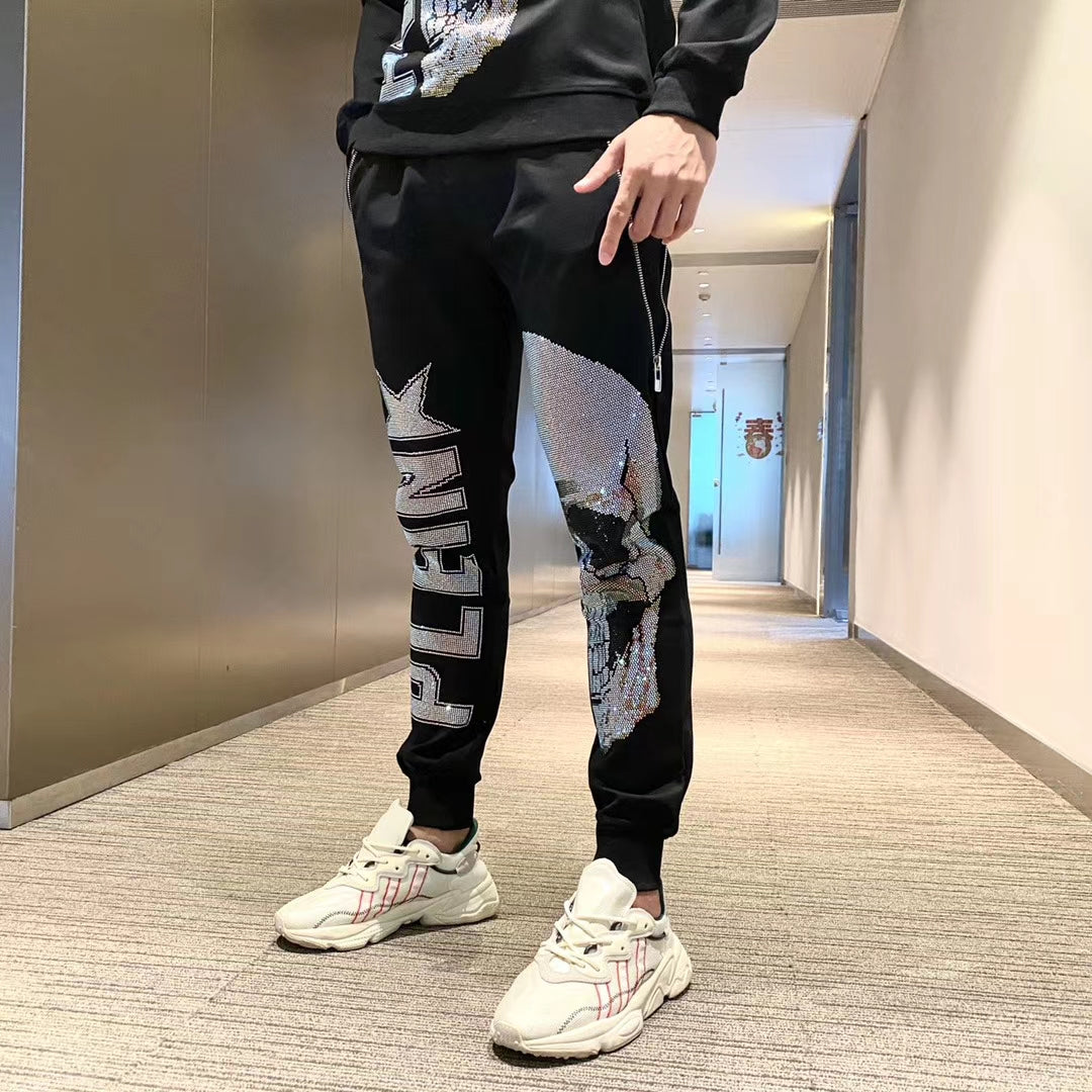 Glittering Skull Head Style Men Sets