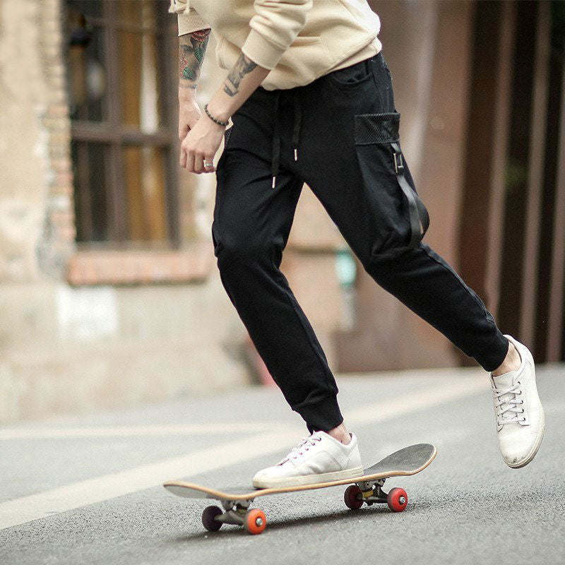 Fit Casual Large Pocket Street Style Men Pants