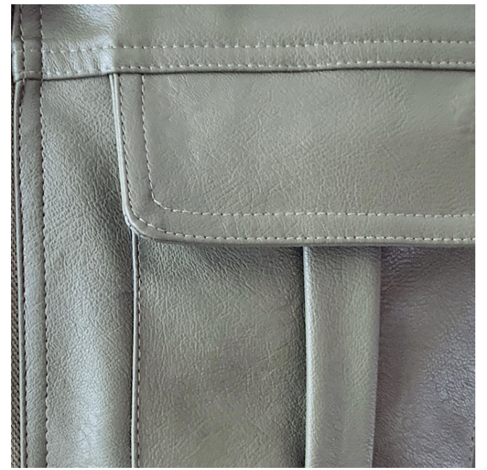 Bad Ass Faux Leather Motorcycle Faux Leather Jacket