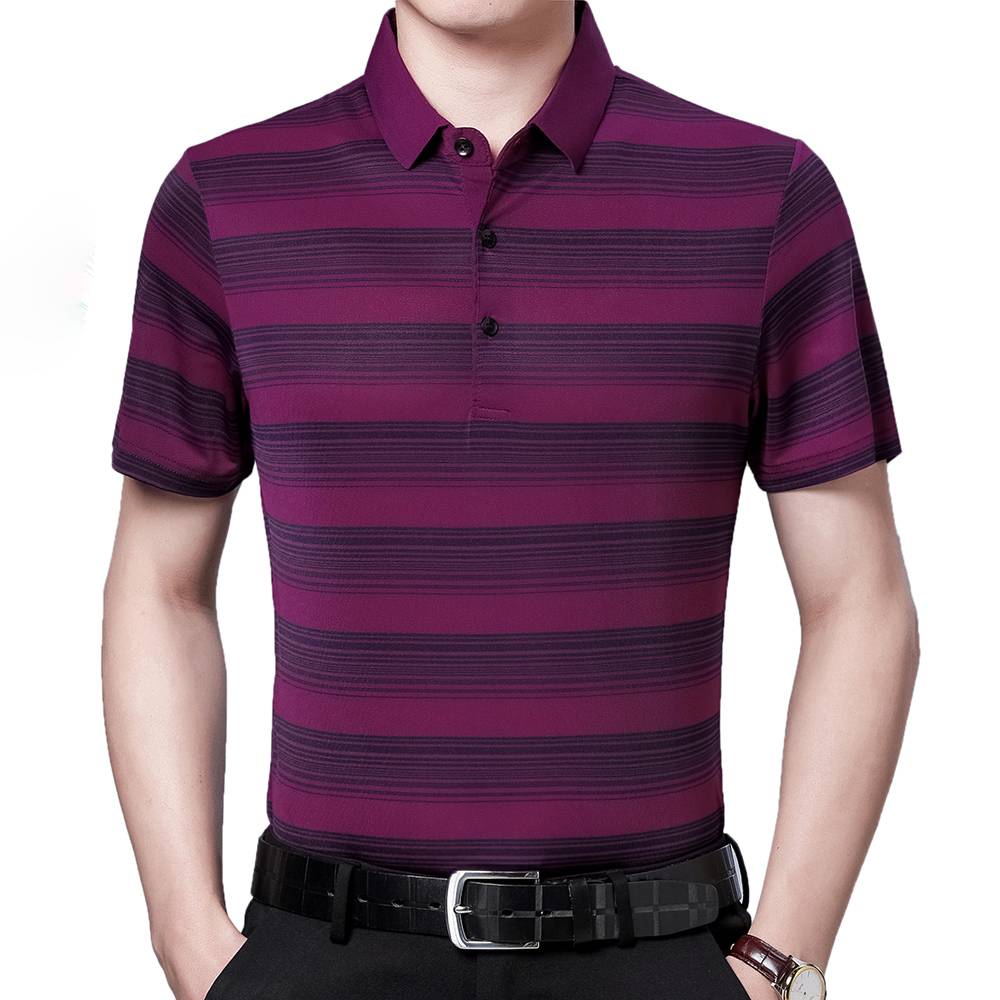 Fades Horizontal Stripes Decorated Polo Shirt