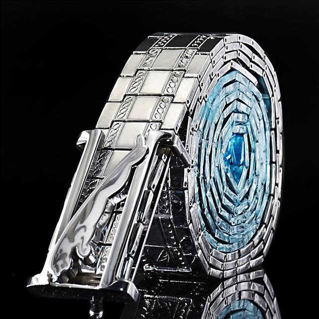 Lujoso cinturón de metal completo punk