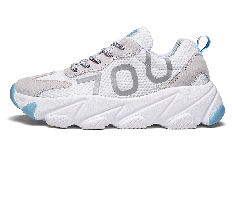 Sneaker confortable à lacets pour hommes décontractés et légers pour hommes