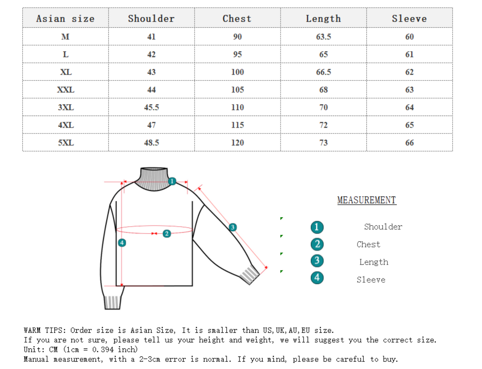 Suéter de terciopelo con manga a rayas de invierno para hombre con cuello alto