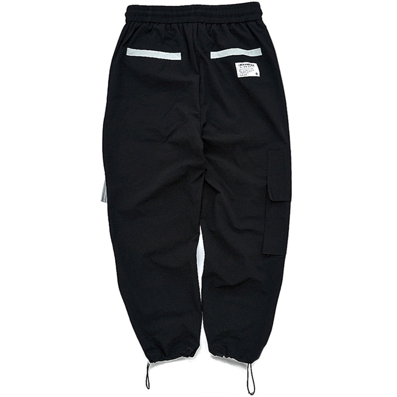 Contrast Pocket Hip Hop Streetwear Men Jogger Pants - FanFreakz