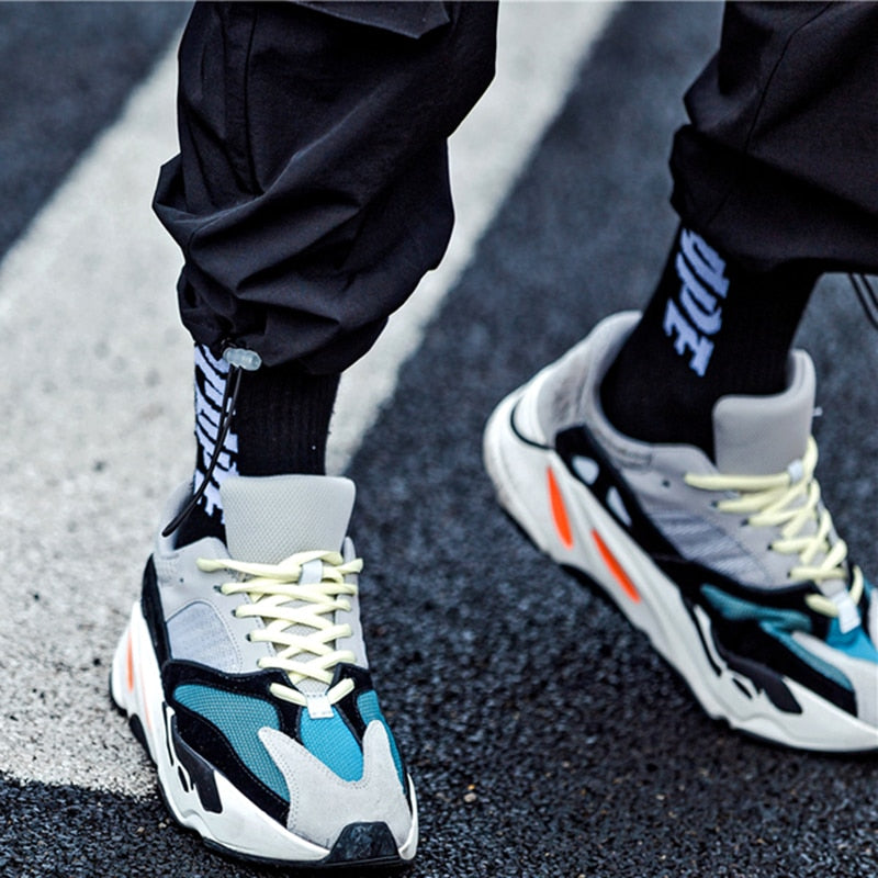 Contrast Pocket Hip Hop Streetwear Men Jogger Pants - FanFreakz