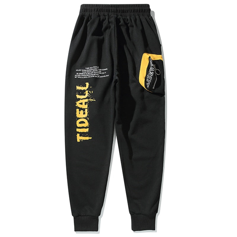 Baggy Élastique Hip Hop Style Imprimer Cordon Casual Hommes Pantalons