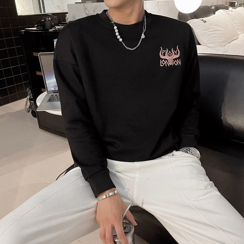 Alas traseras y prendas de punto de poliéster con estampado de letras