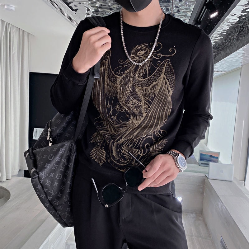 T-shirt à manches longues imprimé Phoenix