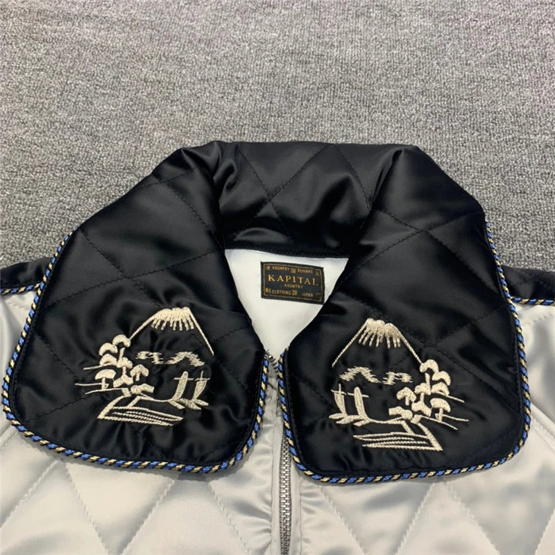 Japanese Embroidered Streetwear Baseball Jacket