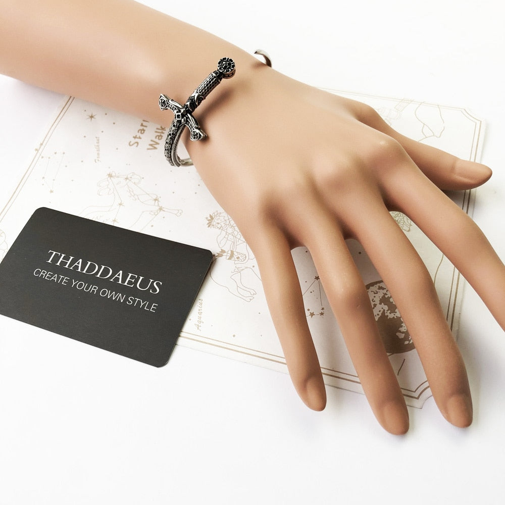 Vintage Sword Style Cuff Bracelet