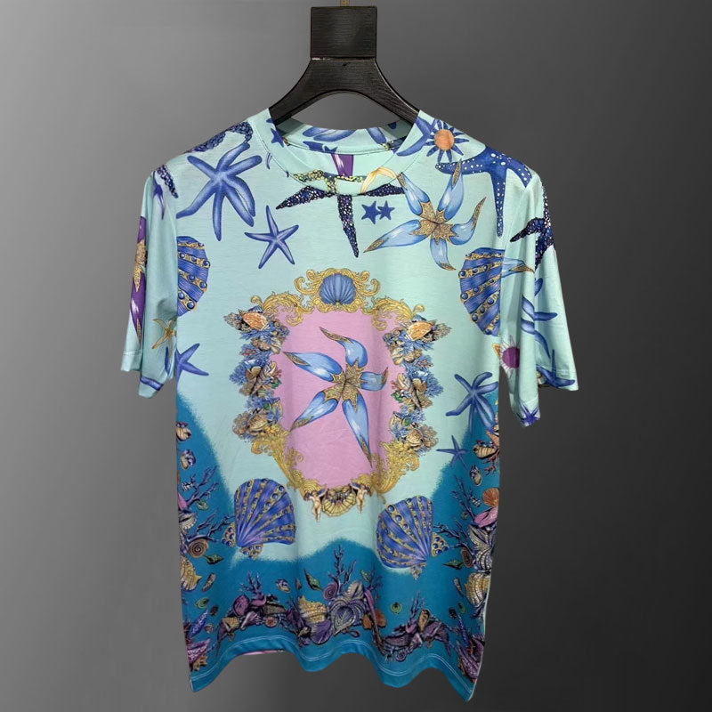 Ocean Universe Printed Men T-Shirt