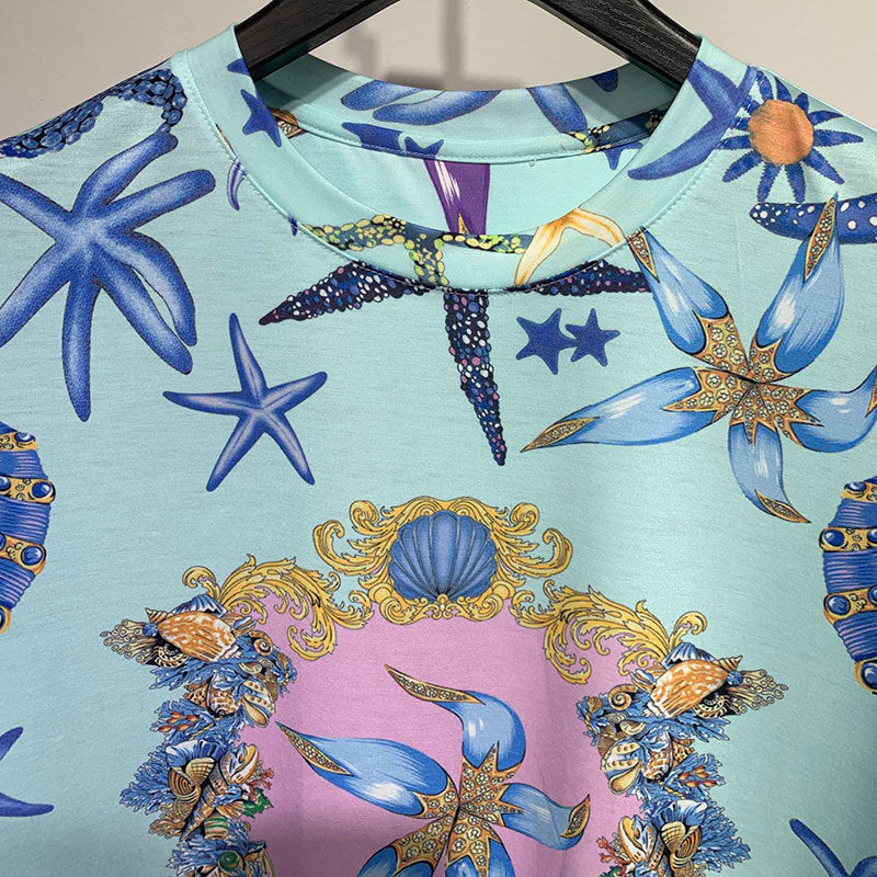 Ocean Universe Printed Men T-Shirt