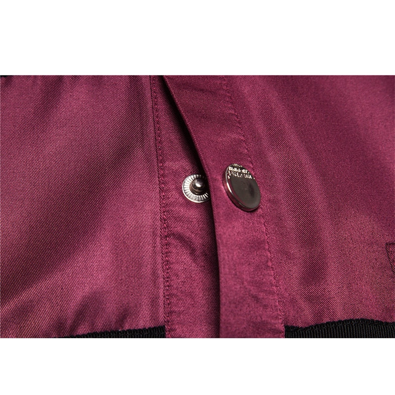 Camisa de estilo gótico con remaches en el pecho para hombre