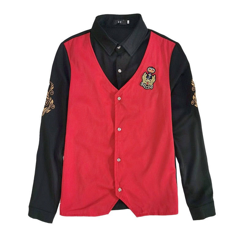 British Two Pieces Style Shirt Set