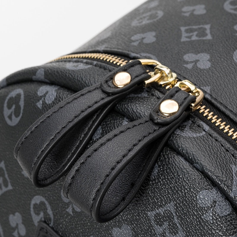 Sac à dos décontracté pour hommes à motif de trèfle