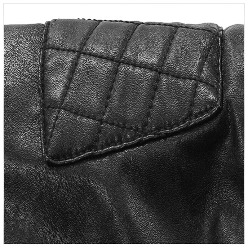 Big Skull Craft Biker Style Men Leather Jacket - FanFreakz