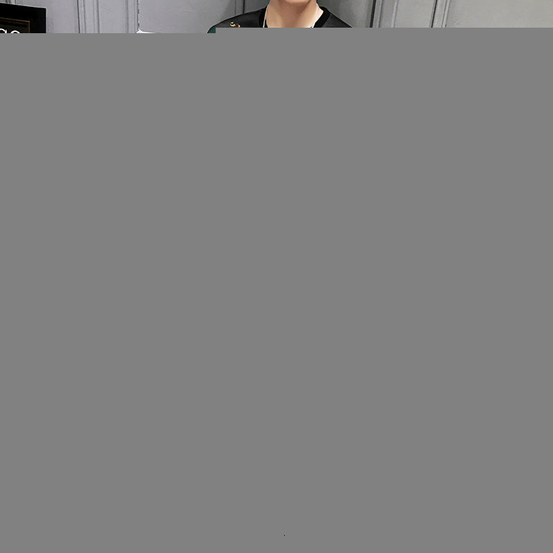 Sudadera y pantalones casuales con estampado de estilo chino para hombres