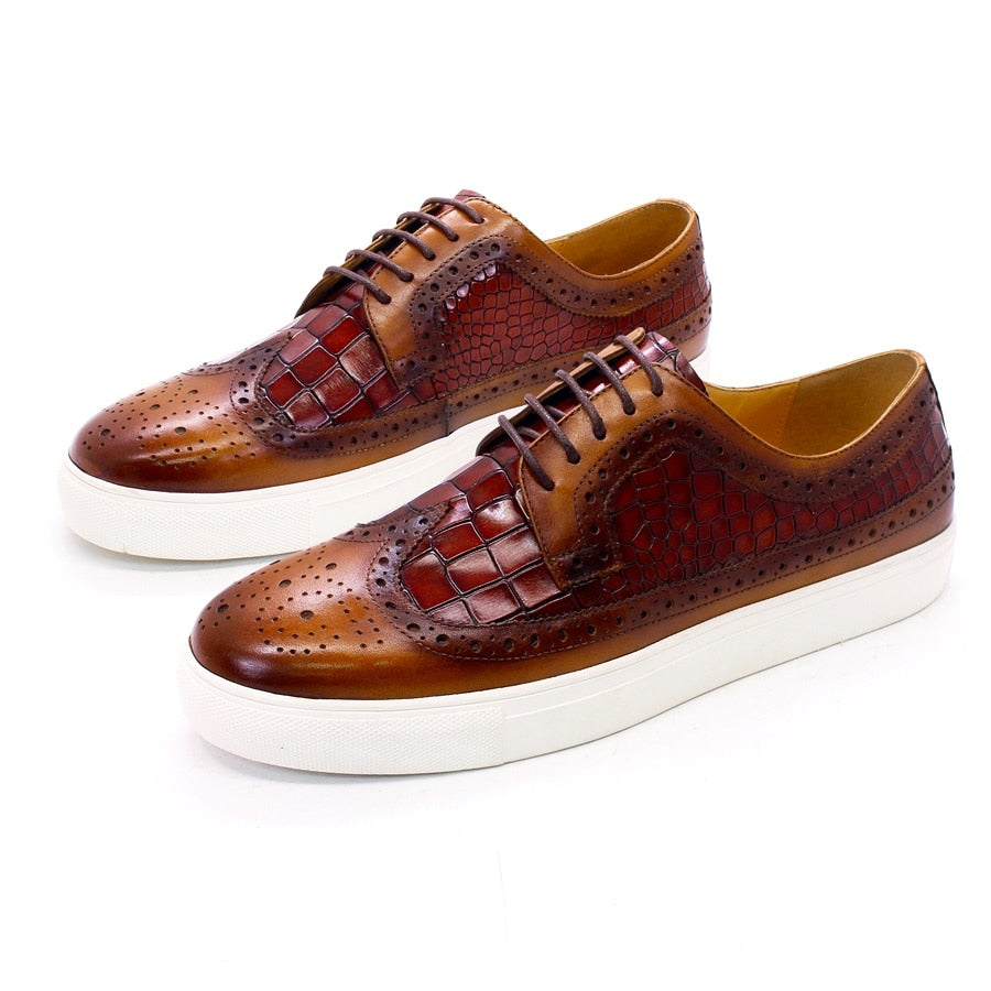 Vintage Modern Leather Men Sneaker