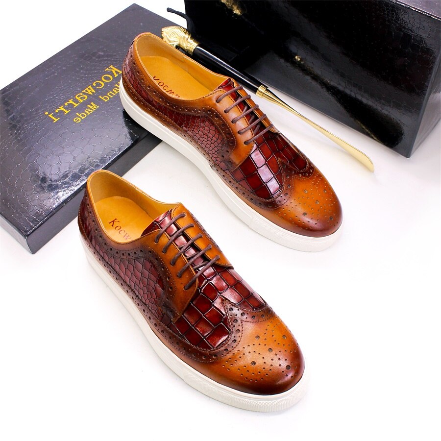 Vintage Modern Leather Men Sneaker