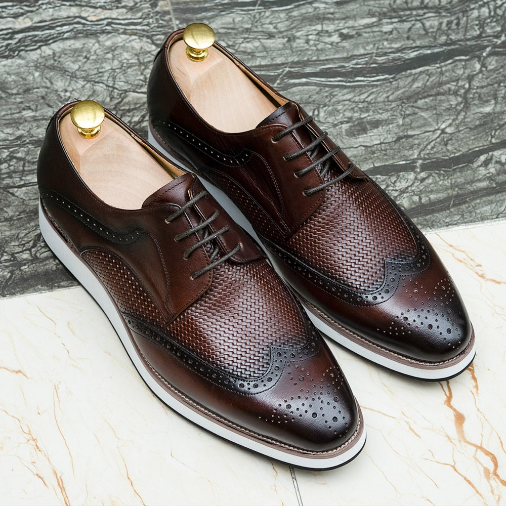 Classic Wingtip Derby Shoes