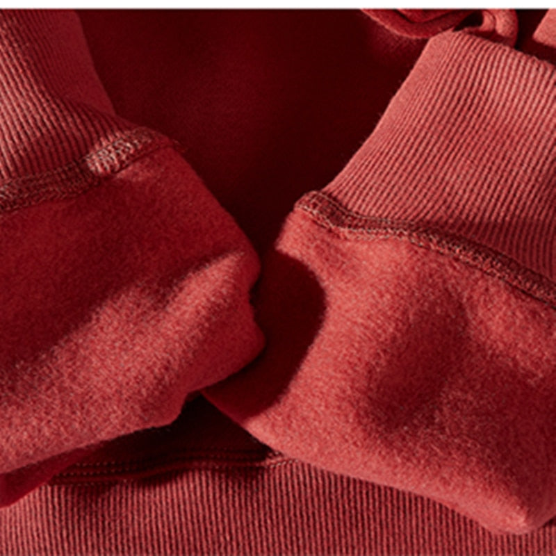 Crew Neck Fleece Warm Sweatshirts