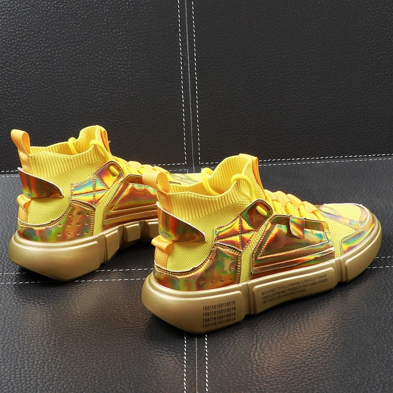 Luxury Casual Breathable Sock High Top Youth Style Men Sneaker