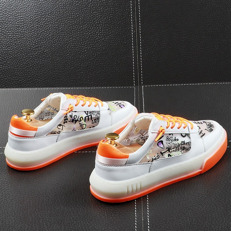 Sneaker Respirant Graffiti Youth Low Top Style Hommes