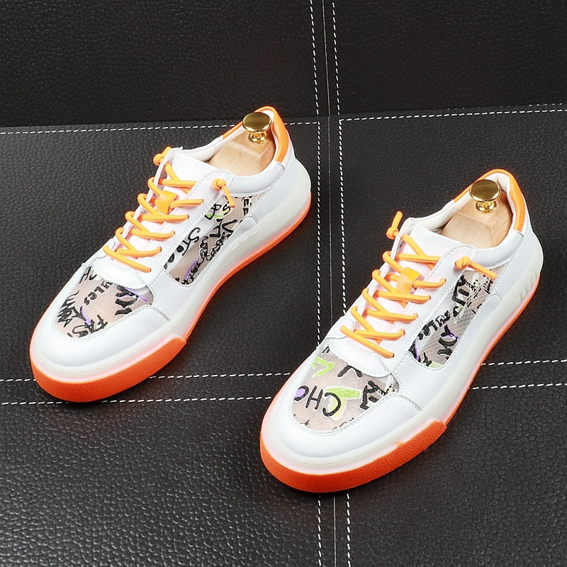 Sneaker Respirant Graffiti Youth Low Top Style Hommes