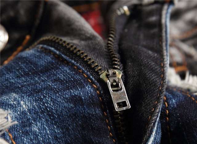 Ruched Denim Street Jeans