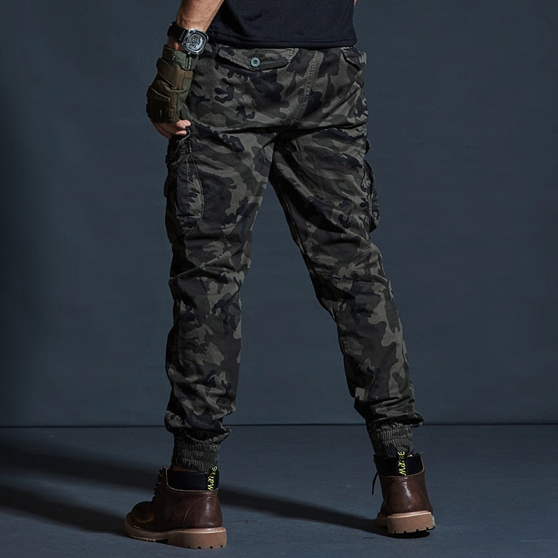 Tactical Cargo Casual Multi Pocket Military Style Men Pants