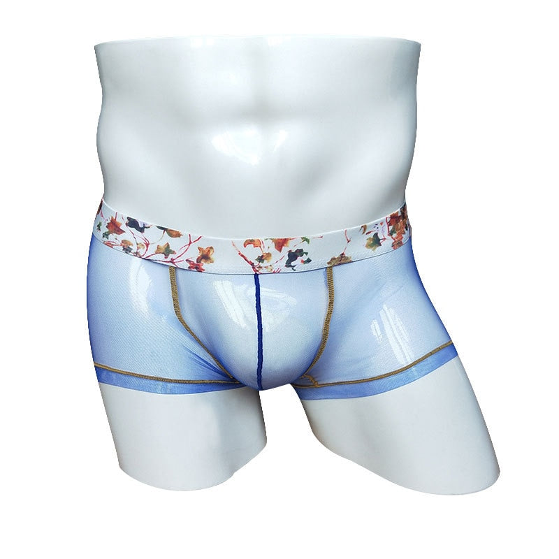 Sous-vêtement convexe en maille à imprimé floral