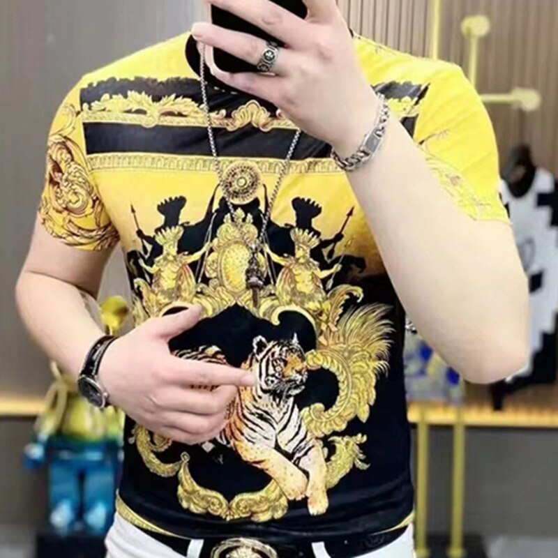 European Baroque Court Print T-Shirt