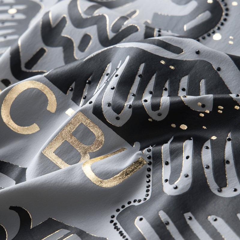 Chemise Grise Imprimée & Décoration Strass